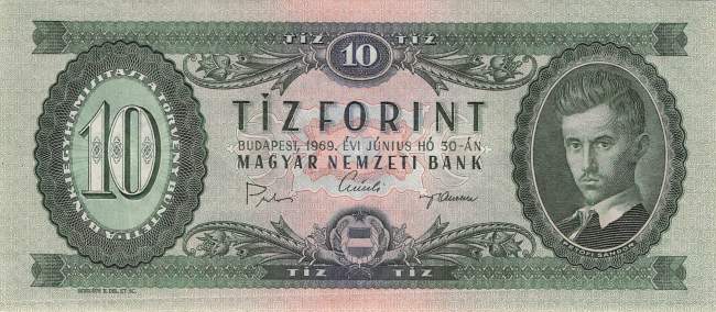 10 Forint 1969